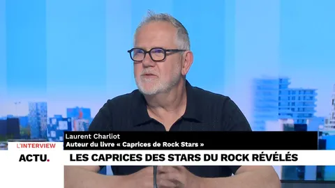 Miniature de la vidéo titrée \"L'INTERVIEW - Laurent Charliot dévoile les caprices des stars du rock"